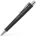 Faber-Castell Golyóstoll, 1 mm, XB, nyomógombos, fekete tolltest, FABER-CASTELL "Poly Ball", kék (TFC241153) - officesprint