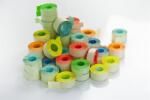  Árazószalag, 25x16 mm, narancs (ISKSZS) - officesprint