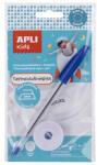 APLI Textilszalag, vasalható, 200x10 mm, tollal, APLI Kids, fehér (LCA17796) - officesprint