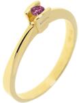 Capri Eljegyzési gyűrű 14K arany 2, 7 gr, rubin drága kõvel, CP11762