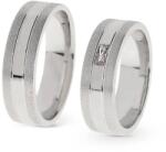 Capri Karikagyűrű párban 14K arany 16, 2 gr, gyémánt kõvel 0, 1 ct, CP11498GY