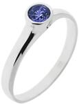 Capri Eljegyzési gyűrű 14K arany 2, 2 gr, zafír drága kõvel, CP11765