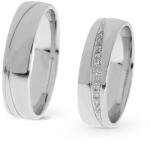 Capri Karikagyűrű párban 14K arany 9, 4 gr, gyémánt kõvel 0, 088 ct, CP11499GY