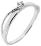 Capri Eljegyzési gyűrű 14K arany 1, 4 gr, gyémánt kõvel 0, 07 ct, CP11345GY