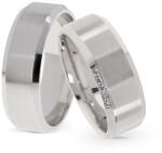 Capri Karikagyűrű párban 14K arany 18, 6 gr, gyémánt kõvel 0, 035 ct, CP11424GY