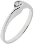 Capri Eljegyzési gyűrű 14K arany 2, 4 gr, gyémánt kõvel 0, 1 ct, CP11368GY