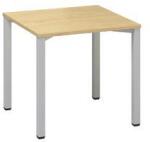 Alfa Office Alfa 200 irodai asztal, 80 x 80 x 74, 2 cm, egyenes kivitel, vadkörte mintázat, RAL9022