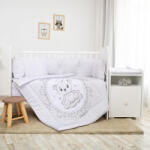 Lorelli ágynemű garnitúra Trend kombi ágyhoz - Little Bear Grey (57540)
