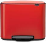Brabantia Bo pedálos szemetes, 36 l, piros, Brabantia