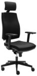 ALBA CR Clip Mova irodai szék fejtámlával, fekete