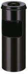 VEPA BINS Szemetes csikkelnyomó hamutartóval, 30 l, fekete