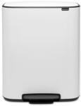 Brabantia Bo pedálos szemetes, 2 x 30 l, fehér, Brabantia