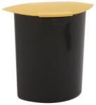 VEPA BINS 6 l-es rekesz fedéllel 30 l-es szemeteshez, fekete/sárga