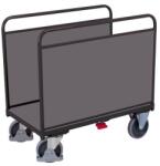 Cordes Duplafalú platós kocsi, 400 kg-ig, 104, 5 x 106 x 60 cm, szürke