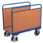 Cordes Duplafalú platós kocsi, 500 kg-ig, 104, 5 x 106 x 70 cm, kék