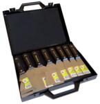 Mondelin Hét spatula és egy Mondelin többcélú kés készlet egy tokban