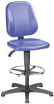 Bimossa Munkaszék Bimos Unitec 9651 siklóval, lábtartóval, műbőr, kék