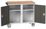 bott Karbantartó fiókos kocsi Bott Verso, 98 x 105 x 60 cm, 2 szekrény, multiplex, szürke-antracit