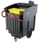 Rubbermaid Mega Brute konténer, fekete, 450 l