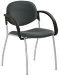 ALBA CR Mandy Silver konferenciaszék kartámlákkal, antracit