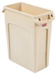 Rubbermaid Slim Jim szemeteskuka szellőzőnyílásokkal, 60 l, bézs