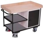 Cordes Műhelykocsi szekrénnyel, 95, 5 x 122 x 64 cm, szürke