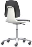 Bimossa Munkaszék Bimos Labsit 9123, háttámla Flex 3D funkcióval, műbőr, alumínium kereszt, fehér/antracit
