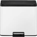 EKO Essential Recycler Step Bin pedálos szemetes, 20+9 l, fehér