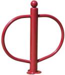 Mottez Linda kültéri posta kerékpárokhoz és motorokhoz, piros