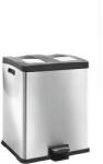 EKO Rejoice Step Bin szemetes, 2x30 l, matt rozsdamentes acél