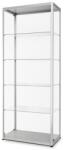Showdown Displays Dekor üveg termékvitrin, 80 x 40 x 200 cm
