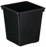 VEPA BINS SZÖGLETES MŰANYAG SZEMETES, 27 l, FEKETE