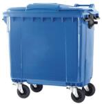 VEPA BINS Konténer, 770 l, lapos fedéllel, kék