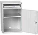 Bott alacsony számítógép szekrény, 100 x 65 x 55 cm, szürke-szürke