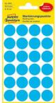 Avery Zweckform kerek öntapadós címke, papír, átmérő: 18 mm, kék