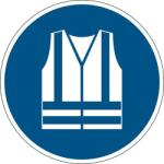 Durable Öntapadó piktogram a padlón a szimbólummal, kötelező biztonsági mellény viselése