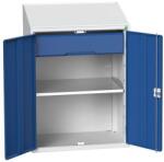 bott Szekrény íróasztallal Bott Verso, 113 x 80 x 55 cm, 1 polc, 1 fiók, szürke-kék