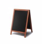 Showdown Displays A alakú krétás reklámtábla, világosbarna, 85 x 55 cm