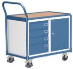 Cordes Műhelykocsi szekrénnyel és 4 fiókkal, 101 x 112, 5 x 62, 5 cm, kék