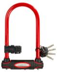 Master Lock 210mm-es kerékpárzár, piros