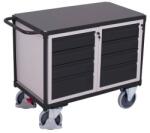 Cordes Műhelykocsi 8 fiókkal, 93 x 119 x 60 cm, szürke