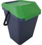 VEPA BINS EasyMay szemetes, 45 l, fekete/zöld