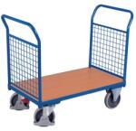 Cordes Platform kocsi két fogantyúval hálós töltettel, 500 kg-ig, 101, 5 x 119 x 60 cm, kék