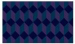 Notrax Déco Design Imperial Jumping beltéri takarítószőnyeg, kék, 60 x 90 cm