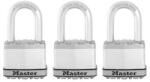 Master Lock Excell 50mm-es titán lakat készlet, 3 db