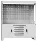 POLAK Vizsgáló munkaállomás, 1800 x 800 x 2030 mm, szürkésszürke