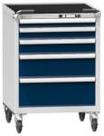 POLAK Műhelykocsi ZBM84-1, 36x36D, 731 x 753 x 810 mm, szürke-sötétkék