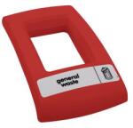 VEPA BINS Nyitott fedél 55 l-es és 82 l-es Envirobin hulladékgyűjtőhöz, piros