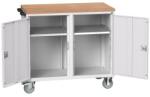 bott Karbantartó fiókos kocsi Bott Verso, 98 x 105 x 60 cm, 2 szekrény, multiplex, szürke-szürke