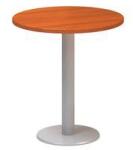 Alfa Office Alfa 400 kerek konferenciaasztal szürke lábazattal, 70 x 74, 2 cm, cseresznye mintázat